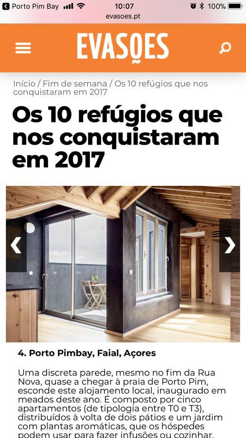 Apartmán Porto Pim Bay Horta  Exteriér fotografie
